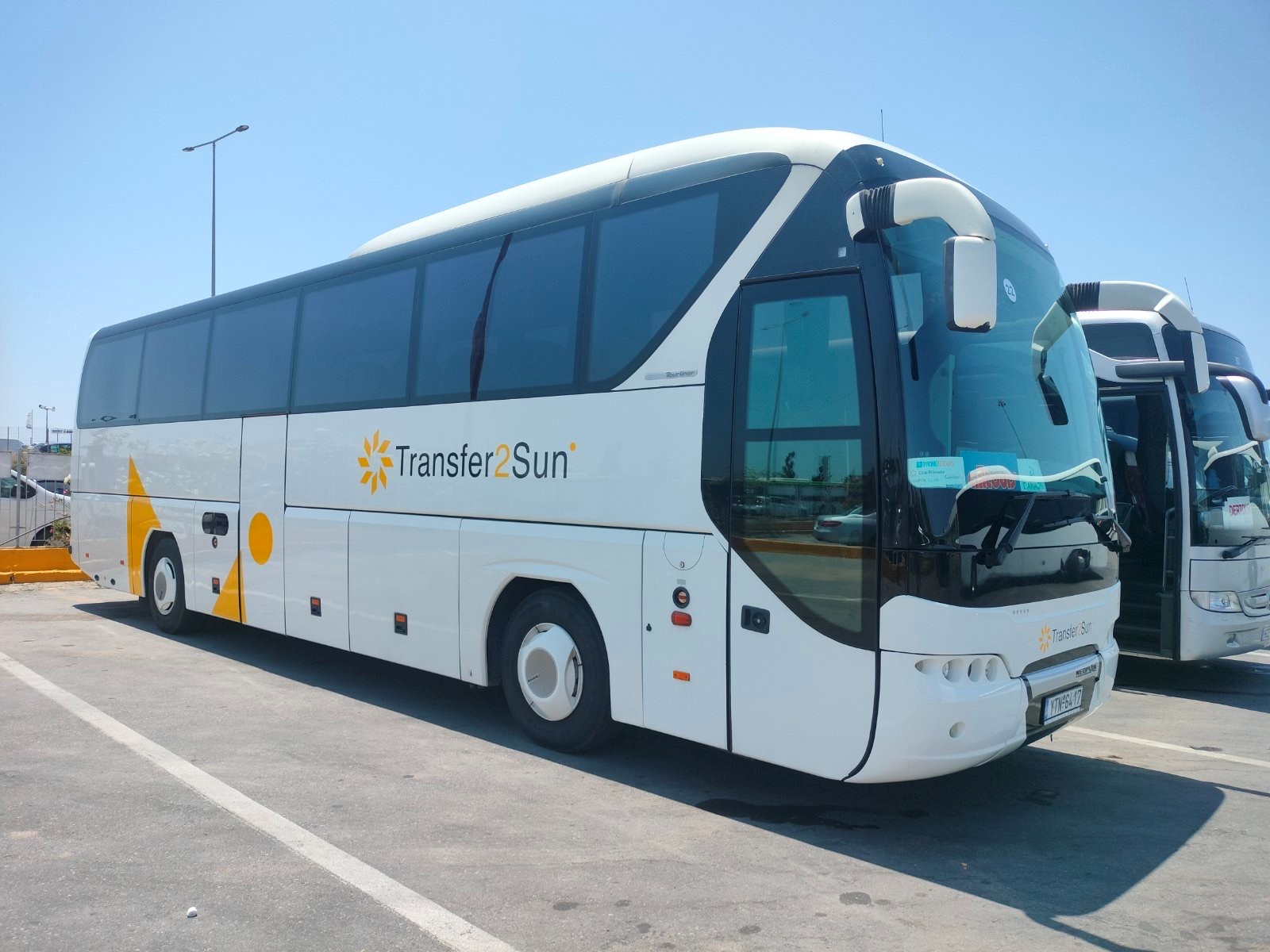 Photograph of a touring coach
